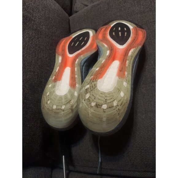 Adidas Ultra Boost 22 Grey Blue Men's Size 15 HO1170 Tennis Light Blue Running - Picture 10 of 10